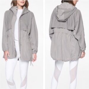 Athleta Women's Rainfall Jacket in Gray